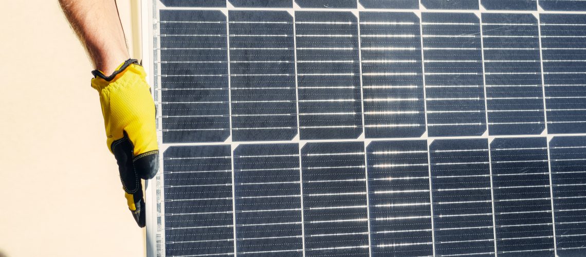 Donated solar panels